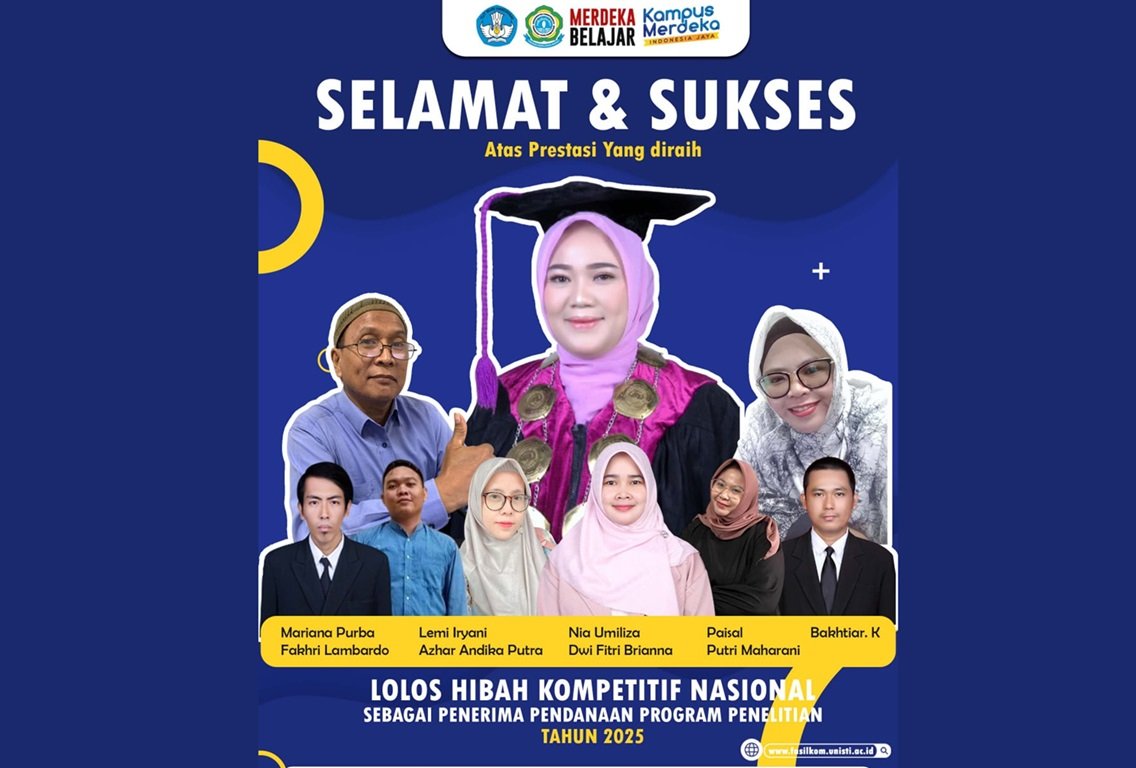 Dosen FASILKOM UNISTI Lolos Hibah Penelitian Nasional 2025, Bukti Kualitas Riset dan Inovasi Kampus