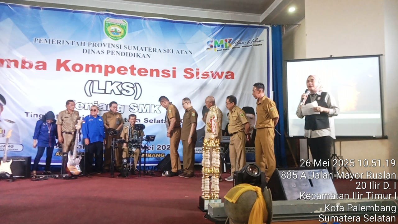 Ajang LKS SMK se-Sumsel Digelar di SMKN 6 Palembang, Hotel Edukasi Jadi Sorotan