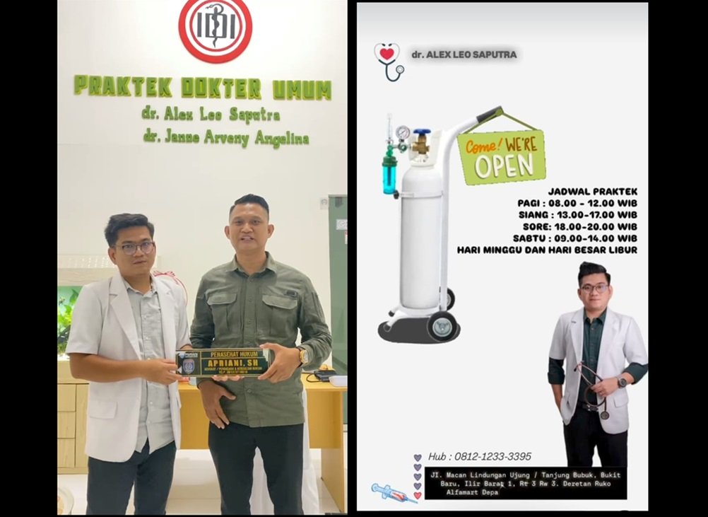 dr. Alex Leo Saputra tunjuk Advokat Muda Apriani