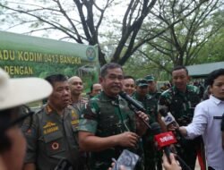 Kasad Apresiasi Inovasi Ketahanan Pangan di Bangka Botanical Garden