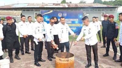 Rutan Rengat Deklarasikan Anti Narkoba dan Alat Komunikasi Ilegal