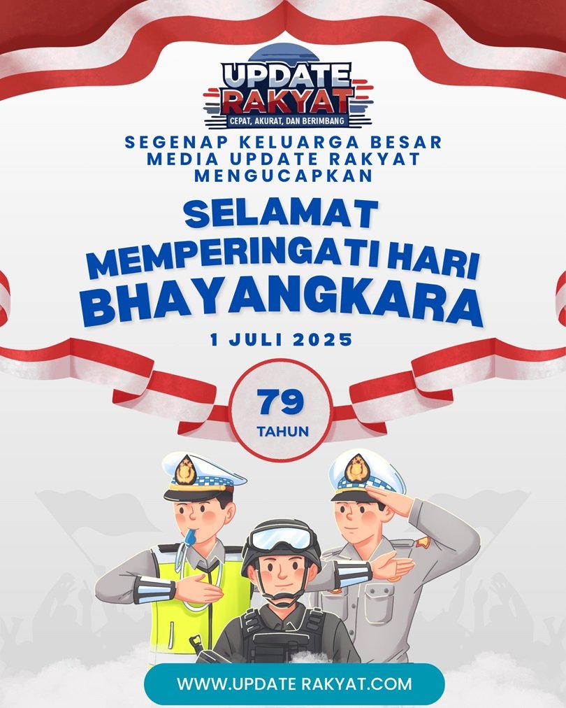 Ucapan HUT Bhayangkara dari Media Update Rakyat 2025