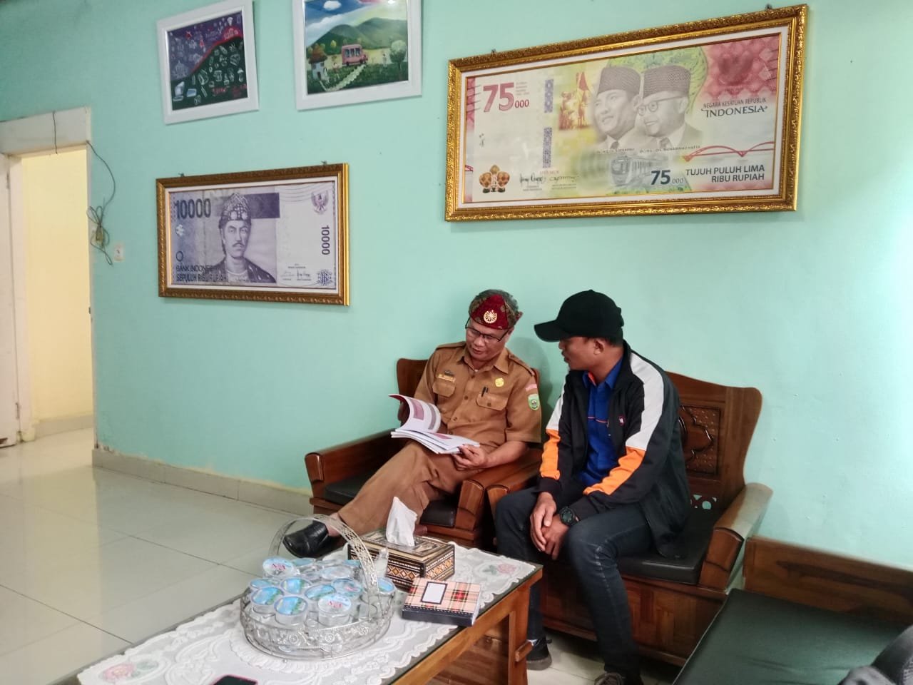 Mukhsin Patriansah dosen dkv kampus uigm palembang kunjungan ke museum bala putra dewa
