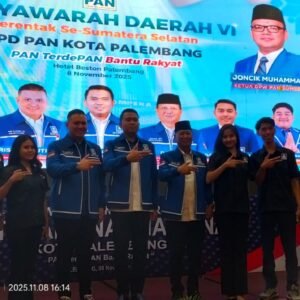 Fajar Febriansyah Pimpin PAN Palembang, Musda “SEJUK” Tandai Babak Baru Kepemimpinan