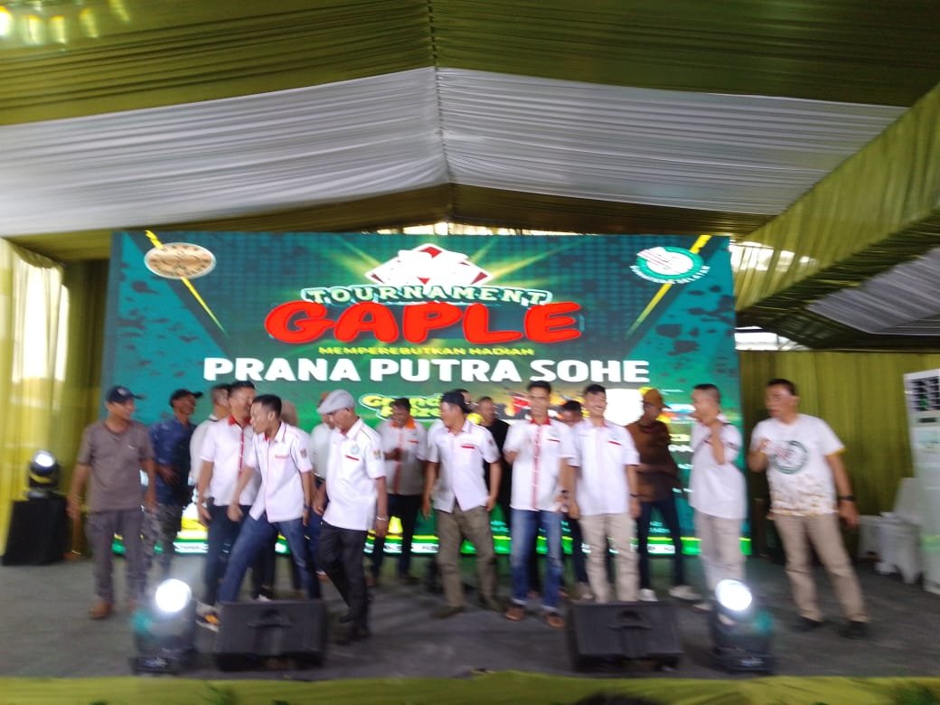 Turnamen Gaple Nasional di Palembang Jadi Ajang Silaturahmi, Dibuka Anggota DPR RI SN Prana Putra Sohe
