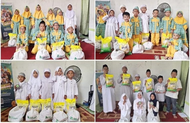 100 Paket Sembako Dibagikan Jelang Ramadhan 1447 H, Yayasan Kauny Insanul Quran Palembang Sentuh Hati Santri dan Lansia Dhuafa