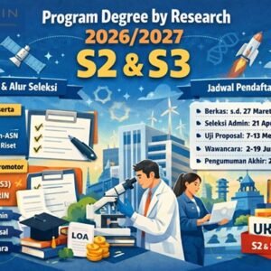 BRIN Buka Degree by Research Semester Ganjil 2026–2027, Ini Syarat, Alur Seleksi, dan Jadwal Lengkapnya