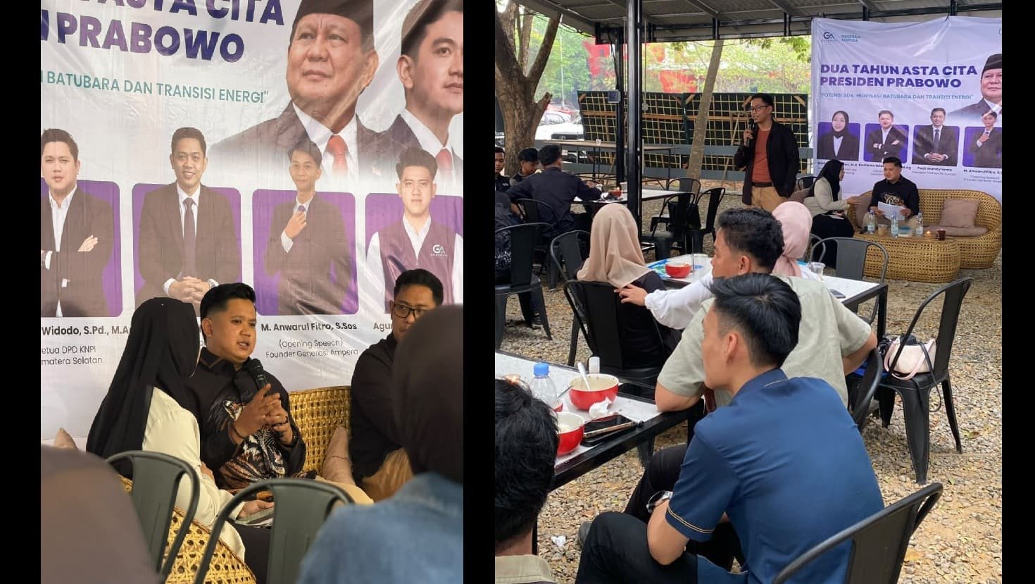 Dua Tahun Pemerintahan Prabowo Aktivis Sumsel Dorong Transformasi Energi